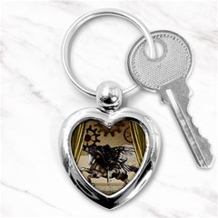 Awesome Steampunk Unicorn With Wings Key Chains (Heart) 