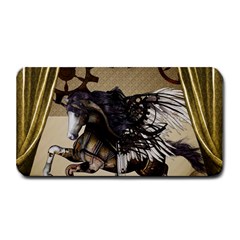 Awesome Steampunk Unicorn With Wings Medium Bar Mats by FantasyWorld7