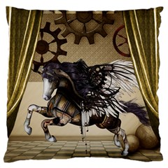 Awesome Steampunk Unicorn With Wings Standard Flano Cushion Case (One Side)