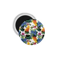 Flowers painting pattern 1.75  Magnets