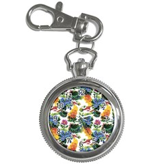 Flowers painting pattern Key Chain Watches