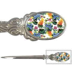 Flowers painting pattern Letter Opener