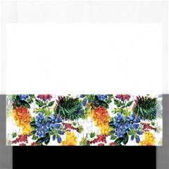 Flowers painting pattern Rectangular Jigsaw Puzzl