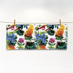 Flowers painting pattern Hand Towel