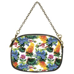 Flowers painting pattern Chain Purse (Two Sides)