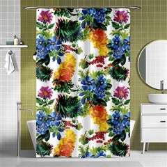 Flowers painting pattern Shower Curtain 48  x 72  (Small) 