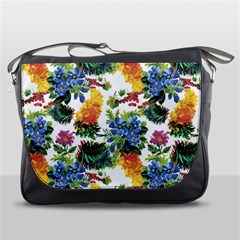 Flowers painting pattern Messenger Bag