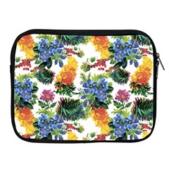 Flowers painting pattern Apple iPad 2/3/4 Zipper Cases