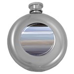 Pompey Beach Round Hip Flask (5 oz) Front