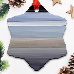 Pompey Beach Snowflake Ornament (two Sides)