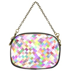 Mosaic Colorful Pattern Geometric Chain Purse (one Side) by Mariart