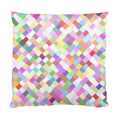 Mosaic Colorful Pattern Geometric Standard Cushion Case (two Sides) by Mariart