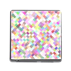 Mosaic Colorful Pattern Geometric Memory Card Reader (square 5 Slot) by Mariart