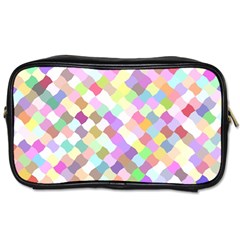 Mosaic Colorful Pattern Geometric Toiletries Bag (two Sides) by Mariart