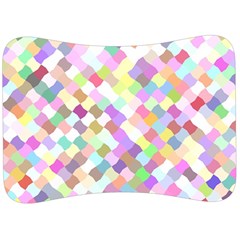 Mosaic Colorful Pattern Geometric Velour Seat Head Rest Cushion