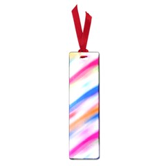 Vivid Colorful Wavy Abstract Print Small Book Marks by dflcprintsclothing