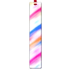 Vivid Colorful Wavy Abstract Print Large Book Marks by dflcprintsclothing