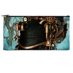 Spirit Of Steampunk, Awesome Train In The Sky Pencil Cases by FantasyWorld7