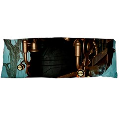 Spirit Of Steampunk, Awesome Train In The Sky Body Pillow Case (dakimakura) by FantasyWorld7