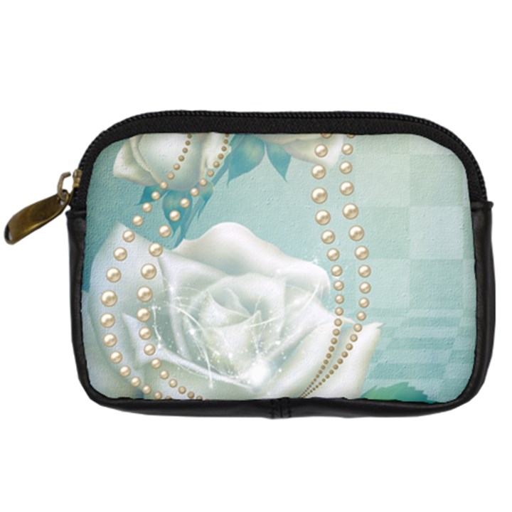 Wonderful Roses In Soft Colors Digital Camera Leather Case