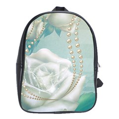 Wonderful Roses In Soft Colors School Bag (xl) by FantasyWorld7