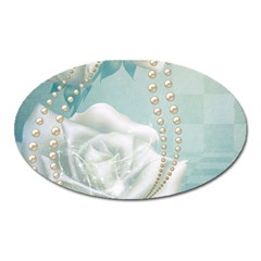 Wonderful Roses In Soft Colors Oval Magnet by FantasyWorld7