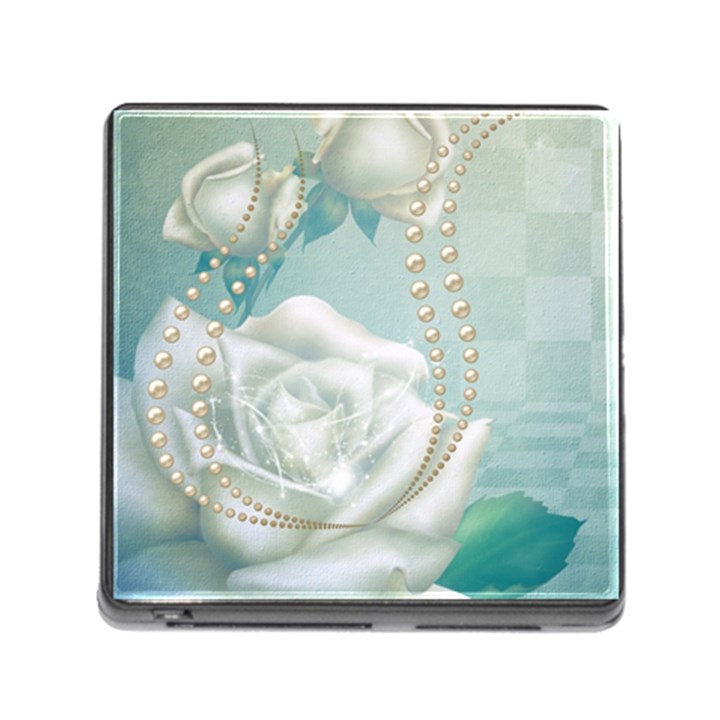 Wonderful Roses In Soft Colors Memory Card Reader (Square 5 Slot)