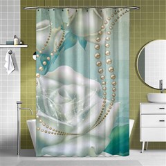 Wonderful Roses In Soft Colors Shower Curtain 48  X 72  (small)  by FantasyWorld7