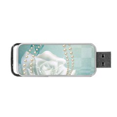 Wonderful Roses In Soft Colors Portable Usb Flash (one Side) by FantasyWorld7