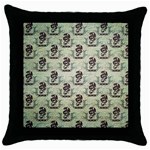 Awesome Chinese Dragon Pattern Throw Pillow Case (Black) Front