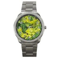 Garden Of The Phoenix Sport Metal Watch by Riverwoman