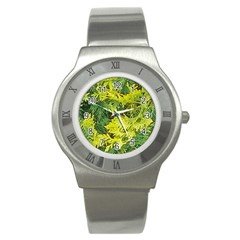 Garden Of The Phoenix Stainless Steel Watch by Riverwoman