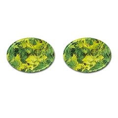 Garden Of The Phoenix Cufflinks (oval) by Riverwoman