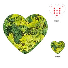 Garden Of The Phoenix Playing Cards (heart) by Riverwoman