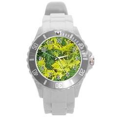 Garden Of The Phoenix Round Plastic Sport Watch (l) by Riverwoman