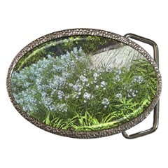 Lurie Garden Amsonia Belt Buckles by Riverwoman