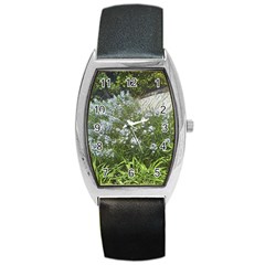 Lurie Garden Amsonia Barrel Style Metal Watch by Riverwoman