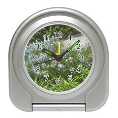 Lurie Garden Amsonia Travel Alarm Clock by Riverwoman