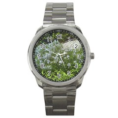 Lurie Garden Amsonia Sport Metal Watch by Riverwoman