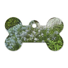 Lurie Garden Amsonia Dog Tag Bone (two Sides) by Riverwoman