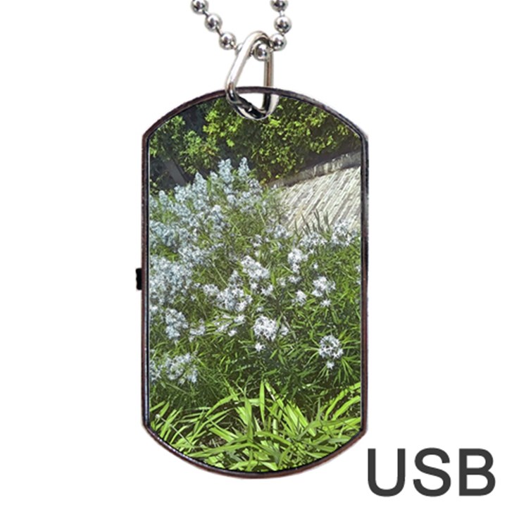 Lurie Garden Amsonia Dog Tag USB Flash (One Side)