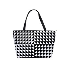 Optical Illusion Illusion Black Classic Shoulder Handbag by Pakrebo