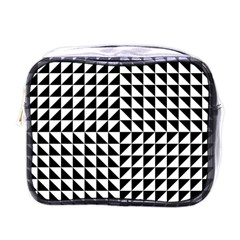 Optical Illusion Illusion Black Mini Toiletries Bag (one Side) by Pakrebo