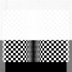 Art Optical Black White Contrast Rectangular Jigsaw Puzzl by Pakrebo