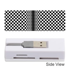 Art Optical Black White Contrast Memory Card Reader (stick) by Pakrebo