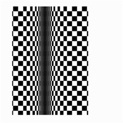 Art Optical Black White Contrast Large Garden Flag (two Sides) by Pakrebo