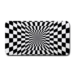 Optical Illusion Chessboard Tunnel Medium Bar Mats by Pakrebo