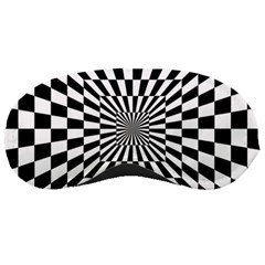 Optical Illusion Chessboard Tunnel Sleeping Masks by Pakrebo