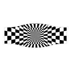 Optical Illusion Chessboard Tunnel Stretchable Headband