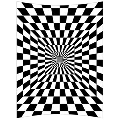 Optical Illusion Chessboard Tunnel Back Support Cushion by Pakrebo